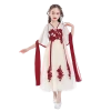 Children&#x27;s Costume Chiffon Hanfu Long Chinese Style Ethnic Cheongsam Tang Suit Summer Dress Girls Skirt B03