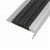 Import China Custom Aluminium Stair Nosing with Black Rubber Insert from China