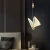 Import China Factory Modern LED Chandelier Lights For Home Indoor Lighting Gold Plated Butterfly Acrylic Pendant Light from China