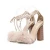 China Genuine Leather Suede Furry High Heel Sandals Women Ladies Shoes