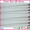 China Manufacturer 2.5mm 3mm 4mm 5mm Width DC12V 24V SMD Rigid Slim Ultra thin LED Strip