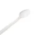 Import China Manufacturer directly supply clear white flatware disposable plastic Corn Starch spoon from China