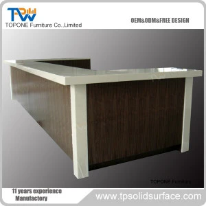 China Supplier small OEM customized artificial marble stone mobile bar counter