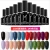 Import Chinese supplier new fashion UV gel individual packaging bottle colorful nail polish for nail shop from China