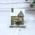Import christmas decorations wooden house led light home Decor from China