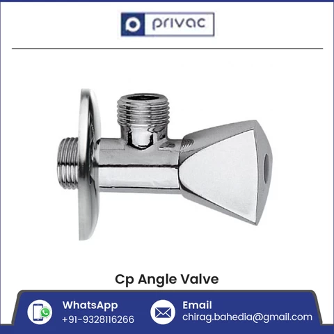 Chrome Plated Brass Cartridge Slow Turn CP Angle Valve for Flush Tank