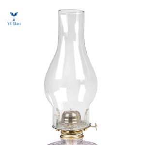 Clear Heat Resistant Glass Oil Light Cover Glass Lamp Shade for Kerosene Light