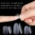 Import clear nail tips false nails artificial fingernails French full cover from China