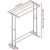 Import clothing dipslay systems, tempered glass display racks, shopping mall decoration from China