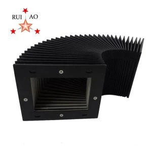 CNC rubber flexible Nylon Accordion Bellows Dust Protection Cover waterjet bellows for leadscrew