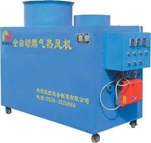 Coal/oil/gas fired hot air heater for greenhouse, poultry house and industry