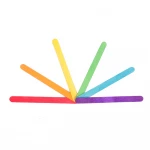 colored diy craft ice cream on a stick handicraft