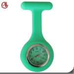 Colorful Design Doctor Portable Fob Nurse Pocket Watch Brooches Silicone Quartz Watches For Nurses