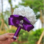Colorful wedding Bouquet with jewel for wedding supplies