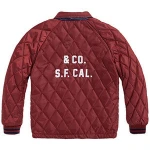 Comfortable little boys autumn winter quilted double sides children coats