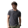 Comfortable Sublimation Sportswear Men Embossing Printing Short Sleeve T Shirts