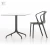 Import Commercial Belleville Designer Metal Dining Table and Chair Sets For Hotel Restaurant  Furniture from China