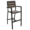 Commercial Wholesale  Simple Chair Bar Stools Seat In Wood