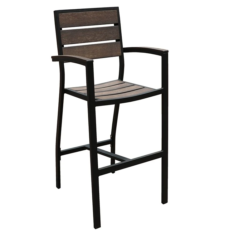 Commercial Wholesale  Simple Chair Bar Stools Seat In Wood