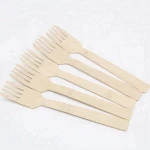 Compostable cutlery bamboo spoon disposable knife fork