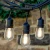 Import Connectable Garden Party Patio Market Cafe Hanging Socket Lamp LED Globe outdoor led bulb light strings from China
