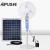 Import Cooling DC 12V Fan 16 18 inch Solar Hybrid Electric Fan Lithium  Rechargeable USB Port Stand Fan ACDC LED light built-in battery from China