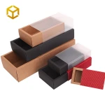 Creative Food Eyelash Cosmetics Wig Packaging Cardboard Custom Art Kraft Hair Extensions Jewelry Underwear Paper Drawer Box