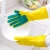 Import Creative Waterproof Household Rubber Scrub Cleaning Glove Kitchen Dish Washing Gloves Fingers With Scouring Pad Sponge from China