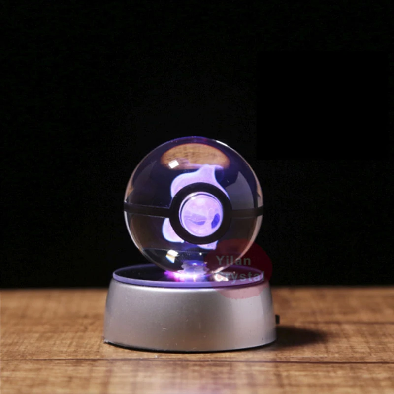Crystal Crafts k9 Ball Souvenir With USB LED Lighting Base For Christmas Gift