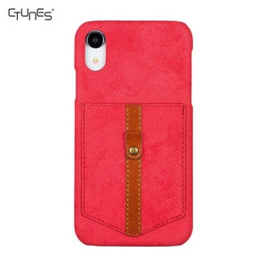 CTUNES Slim PU Leather Wallet Credit Card Holder Back Phone Cover Case Skin For Apple iPhone XS