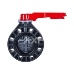 Custom 25mm 600mm Industrial Cryogenic Plastic UPVC PVC Hand Wheel Wafers End Type Butterfly Valves