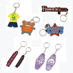 Custom Design 3D Silicone Keying Machine Soft Pvc Rubber Keychain for Souvenir GIfts key chian