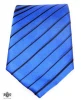 Custom design stripe pattern silk jacquard necktie woven tie printed neckwear cravat for men
