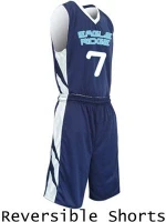 Custom design with jersey and shorts basket ball uniform