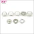Import Custom Four Parts Press Metal Snap Button Wholesale Printed Fashion Ring Cap Pearl Prong Snap Buttons With Machine & Tool from China