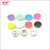 Custom Four Parts Press Metal Snap Button Wholesale Printed Fashion Ring Cap Pearl Prong Snap Buttons With Machine & Tool