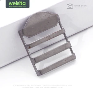 Custom High Quality Ladder Lock Popular Metal Slider Adjust Belt Buckle for Webbing Bag Shoes Clothes Part Straps Buckles