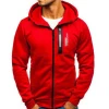 Custom High Quality  Men&#039;s Fleece  Zipper-Up  Hoodies Sweatshirts