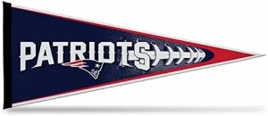 custom high quality new england patriots Felt flag 12*30 inches America football club decoration Felt pennant flag