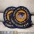 Import custom high quality school logo uniform woven badge from China