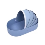 Custom luxury flower box Baby Cradle Shape  Gift box   Rose  Bouquet BloomFoldable floral  Boxes