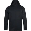 Custom mens winter sports casual black hoodie jacket outdoor bomber stretch fleece jacket for male men gym