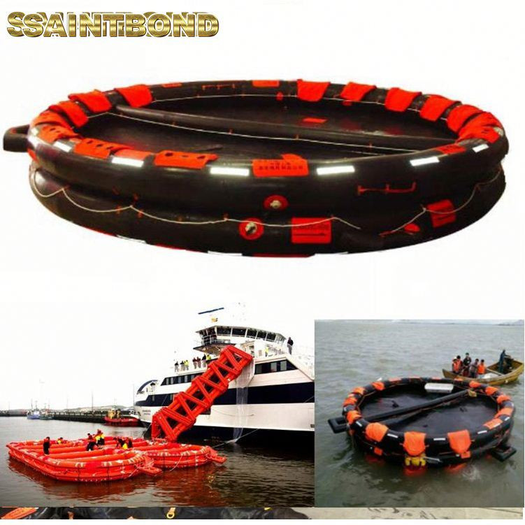 Custom Rafts Buy Custom Oem Marine Survival Open Reversible Rafts With 25 Person ...
