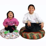 Custom Print Round Shape  Bean Bag Cushion Prayer Mat Japanese Style Meditation Cushion Soft Living Room Chairs