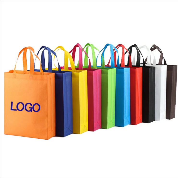 Custom printable non woven bag tote reusable shopping bag wholesale /eco promotional nonwoven shopping bags with logos