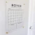 Import Custom Printing Clear White Board Planner Floating Generic Calendar Acrylic Dry Erase Wall Calendar for personalized gift from China