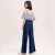 Import Custom Women High Waist Straight Wide Leg Pants Loose Trousers Baggy Jeans With Raw Edge from China