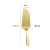 Import Customizable Stainless Steel Pizza Cheese Birthday Gold Cake Knife Rose Gold Cake Server knife stainless steel cake slicer from China