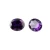 Import Customization Size Factory Price 5x7mm Oval CZ Loose Gemstone 8# D-Amethyst Wax Setting Cubic Zirconia Stone from China