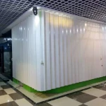 Customized Color and roller shutter door PVC plastic folding door
